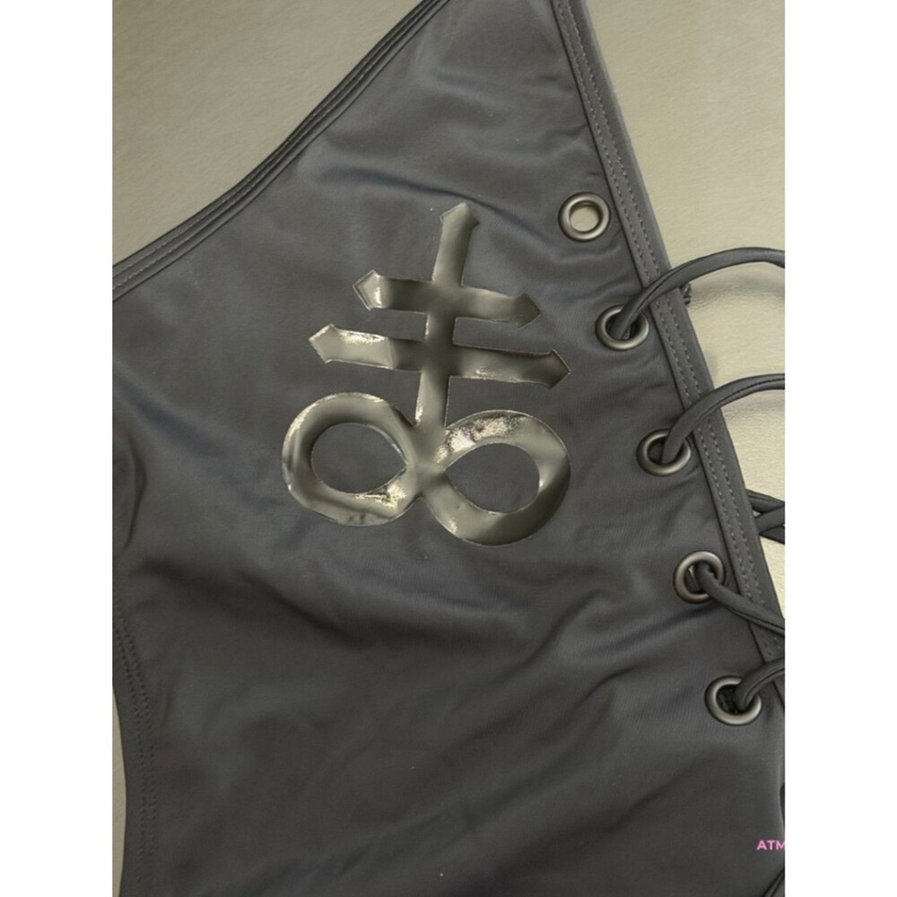 NWT Killstar Doro Monokini One-Piece Black Swimsuit Plus Size 3X - Picture 9 of 16